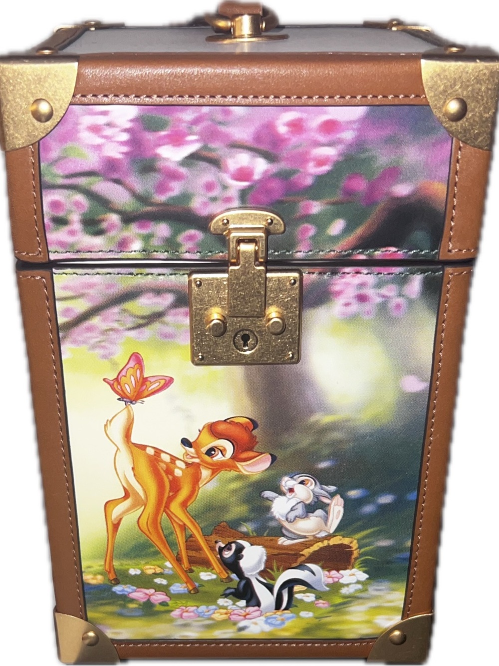 Kate Spade X DISNEY NWT Bambi 3D Leather Small Trunk Clutch Purse SOLD OUT $175